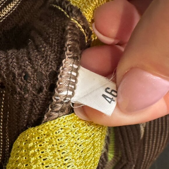 M Missoni Cardigan Classic Zig Zag Pattern Size 46IT (US 10) - Picture 4 of 6